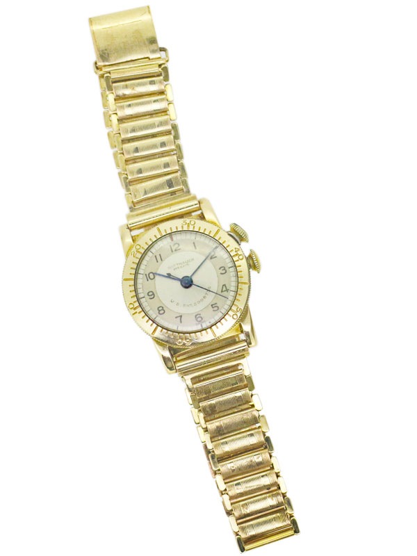 WITTNAUER 10K．G．F．回転ベゼルラウンドケース