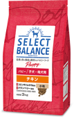 パピ―/セレクトバランス<BR>子犬・母犬用チキン小粒3kg