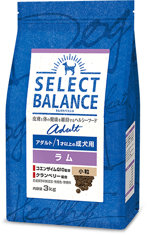 セレクトバランス　アダルト / 1才以上の成犬用ラム小粒　3kg