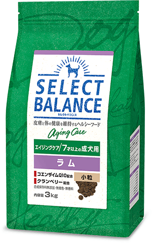 エイジングケア/セレクトバランス<BR>7才以上の成犬用ラム小粒3kg