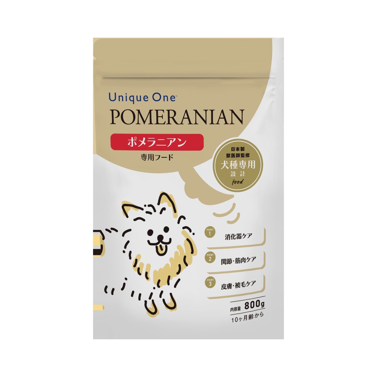 UniqueOneユニークワン<BR>ポメラニアン/アダルト・シニア800g