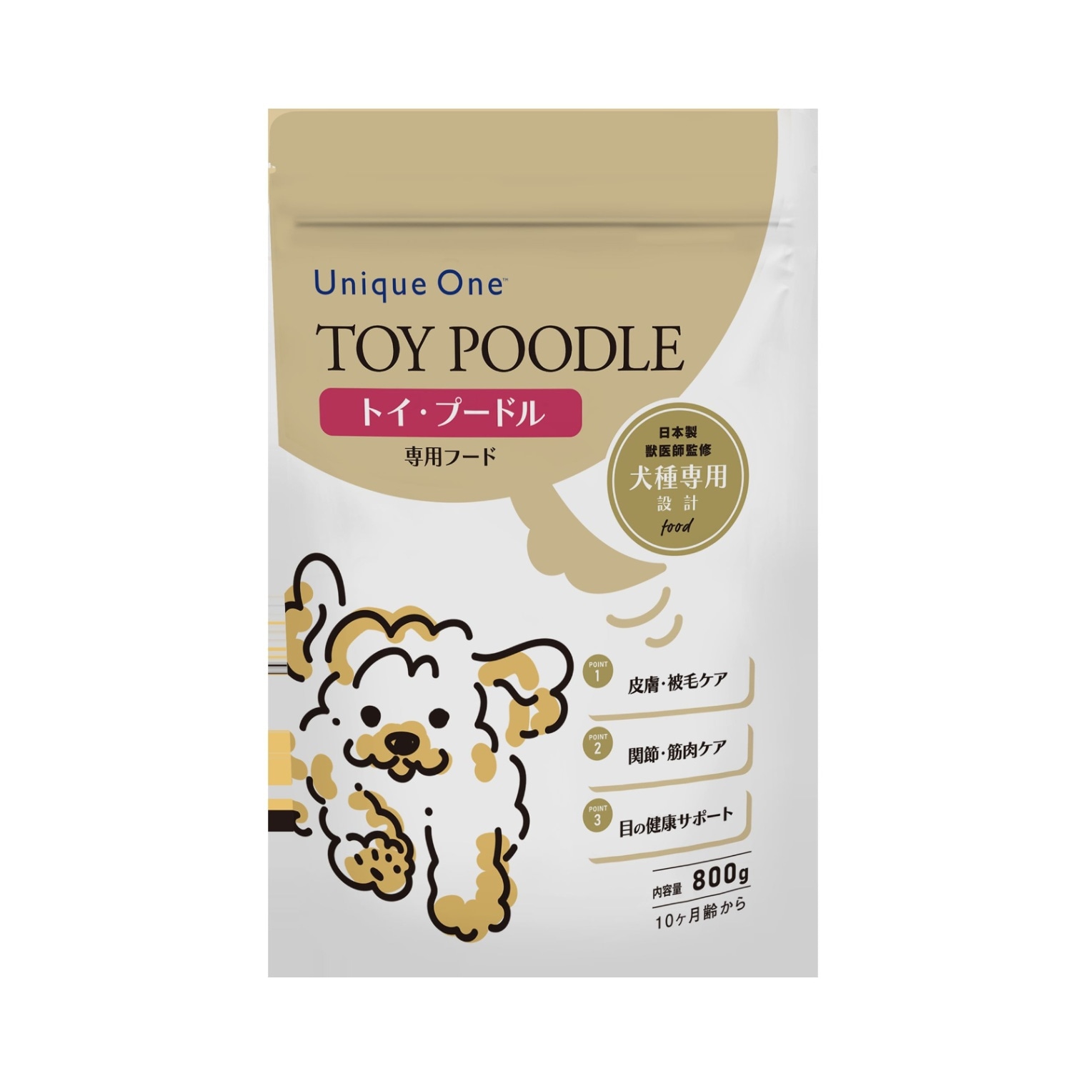 UniqueOneユニークワン<BR>トイプードル/アダルト・シニア800g