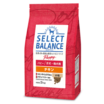 パピ―/セレクトバランス<BR>子犬・母犬用チキン小粒3kg
