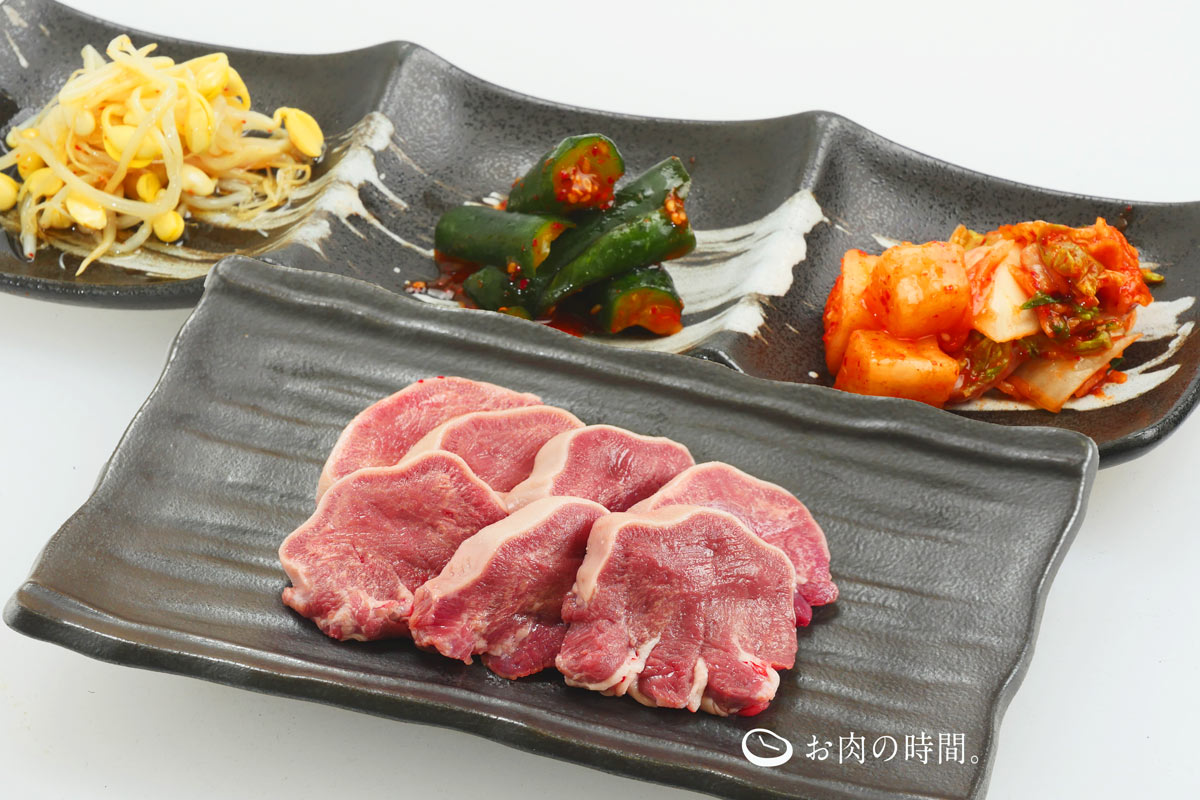 信州産 豚タン厚切り(約10㎜カット) 200g