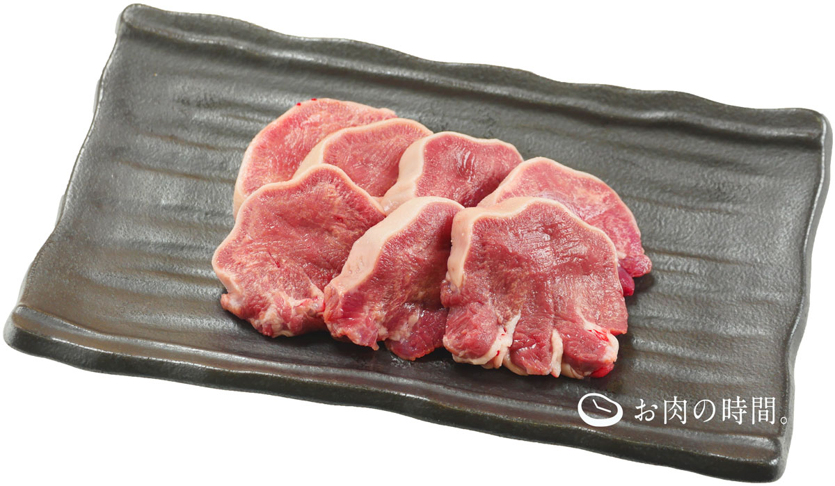 信州産 豚タン厚切り(約10㎜カット) 200g