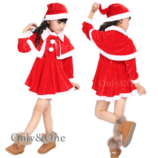 サンタ コスプレ子供(Halloween Cosplay child Santa) k15057