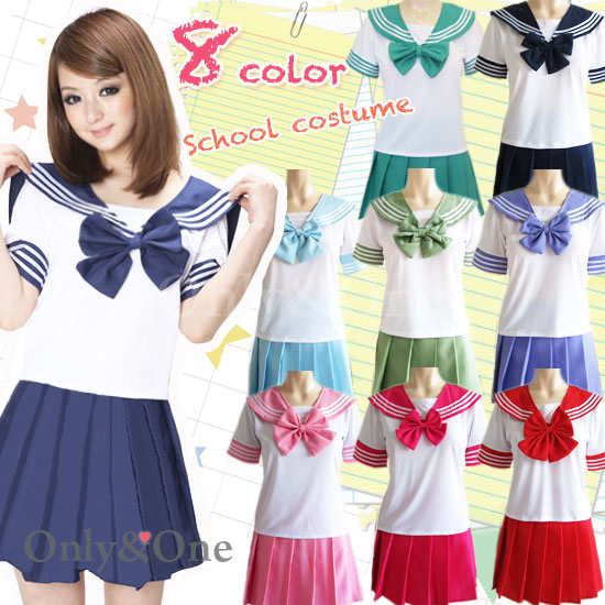 セーラー服 コスプレ 制服 ハロウィン(Sailor Cosplay) k07101