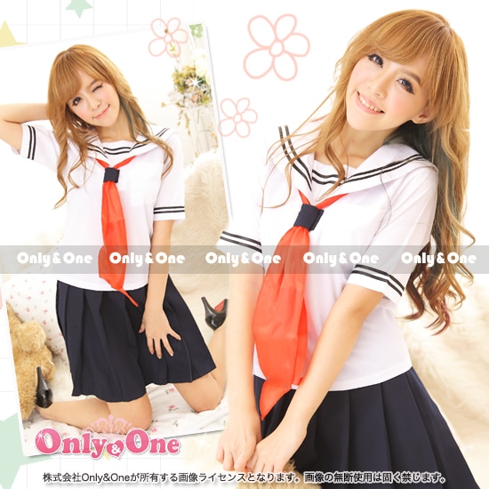 セーラー服 コスプレ 制服 ハロウィン(Sailor Cosplay) k07025