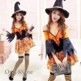コスプレ 魔女 ハロウィン(Halloween Cosplay Witch) k04001|魔女|コスプレ・コスチューム