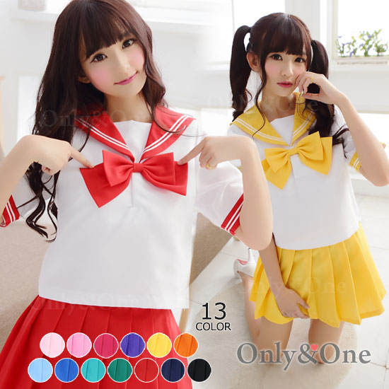 セーラー服 コスプレ 制服 ハロウィン(Sailor Cosplay) k07128