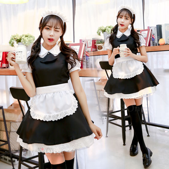 メイド服 コスプレ ハロウィン(Maid Cosplay) k02041-1