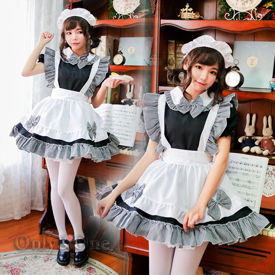 メイド 服 コスプレ ハロウィン コスチューム(Maid Cosplay) k02020