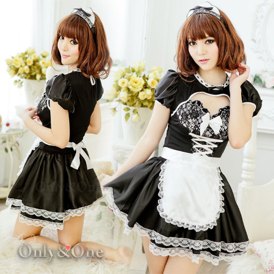 メイド 服 コスプレ ハロウィン コスチューム(Maid Cosplay) k02017