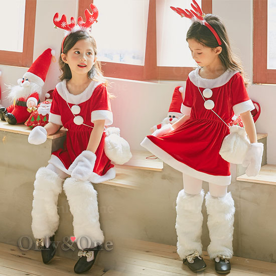 サンタ コスプレ子供(Halloween Cosplay child Santa) k15090