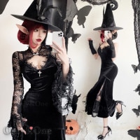 コスプレ 魔女 ハロウィン(Halloween Cosplay Witch) k04022|魔女|コスプレ・コスチューム