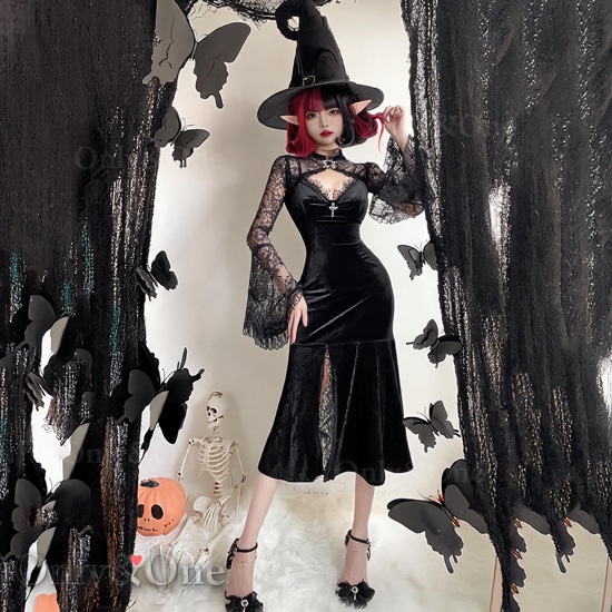 コスプレ 魔女 ハロウィン(Halloween Cosplay Witch) k04022