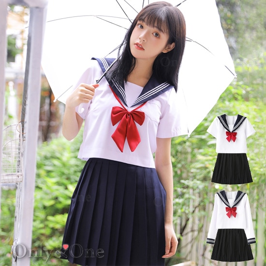 【訳あり品】セーラー服 コスプレ 制服 ハロウィン(Sailor Cosplay) k07184p