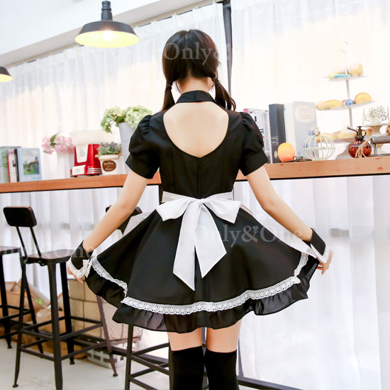 メイド 服 コスプレ ハロウィン コスチューム(Maid Cosplay) k02042-1商品サムネ画像