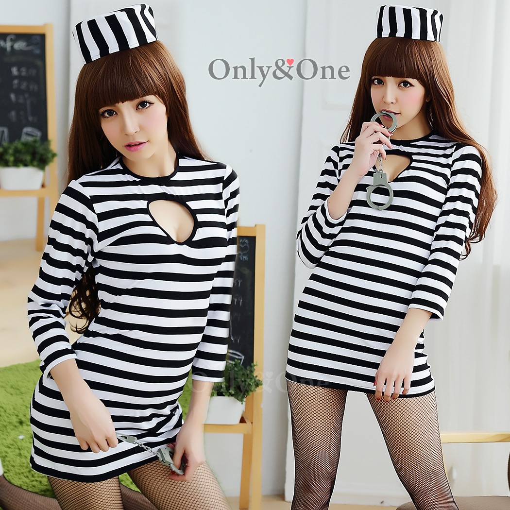 コスプレ 囚人 ハロウィン(Halloween Cosplay Prisoner) k12014-1商品メイン画像