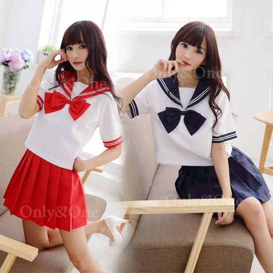 セーラー服 コスプレ 制服 ハロウィン(Sailor Cosplay) k07128商品サムネ画像