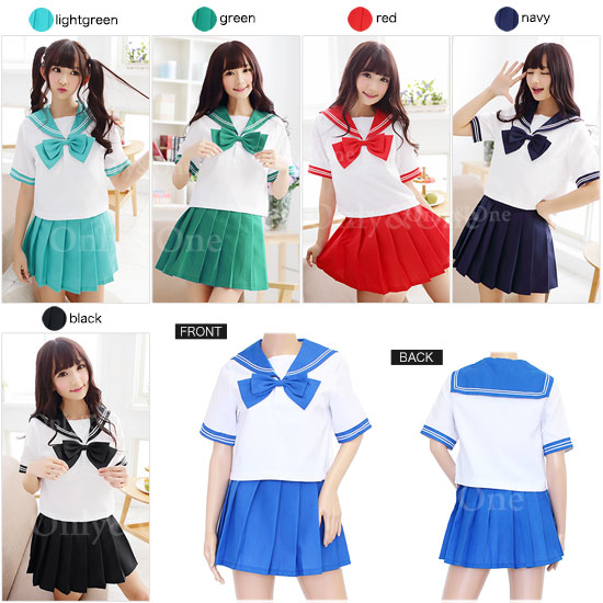 セーラー服 コスプレ 制服 ハロウィン(Sailor Cosplay) k07128商品サムネ画像