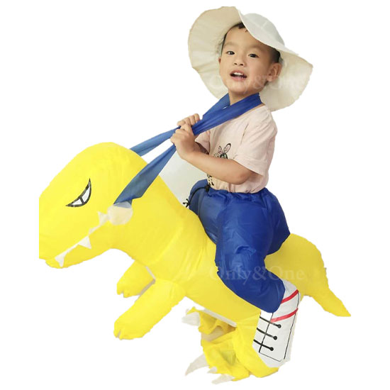 ハロウィンコスプレ子供 恐竜 エラー着ぐるみ インフレータブルコスチューム 子供服 キッズ商品サムネ画像