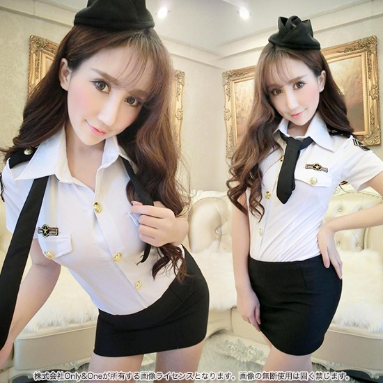 コスプレ CA・キャビンアテンダント(Sexy Cosplay Cabin Attendant) k08030商品サムネ画像