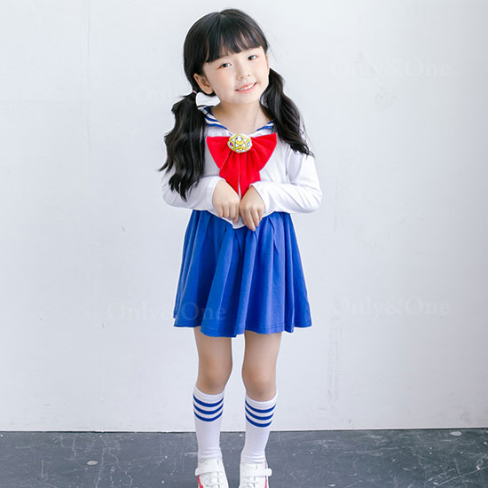 コスプレ子供 セーラームーン ハロウィン(Halloween Cosplay child Sailor Moon) k12067