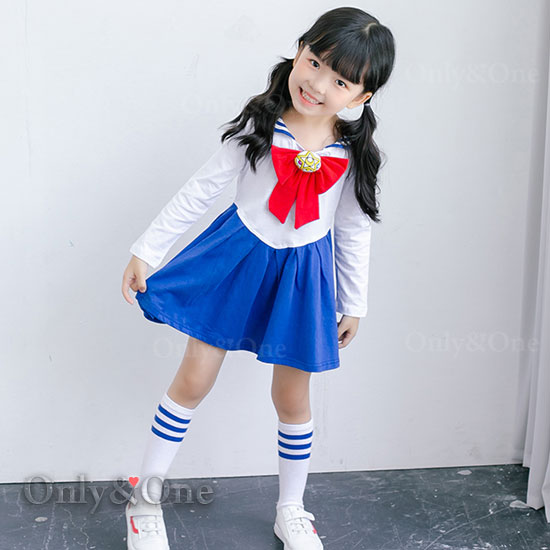 コスプレ子供 セーラームーン ハロウィン(Halloween Cosplay child Sailor Moon) k12067