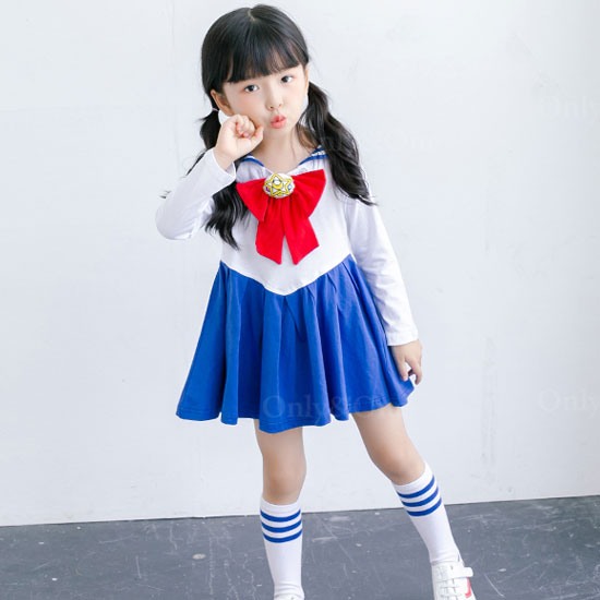 コスプレ子供 セーラームーン ハロウィン(Halloween Cosplay child Sailor Moon) k12067