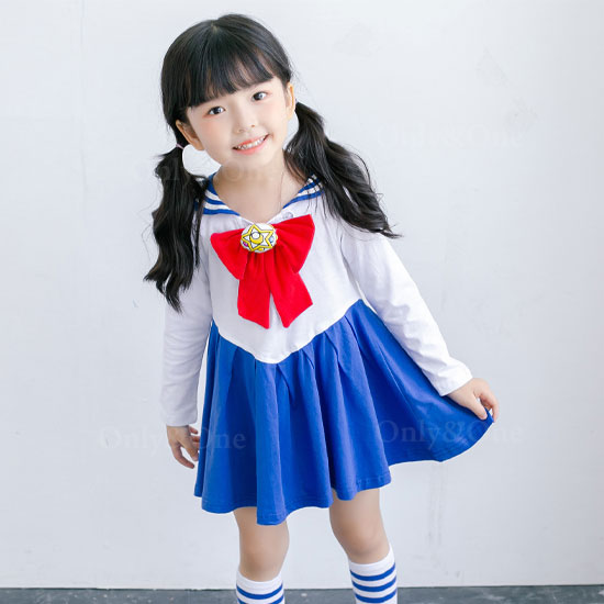 コスプレ子供 セーラームーン ハロウィン(Halloween Cosplay child Sailor Moon) k12067