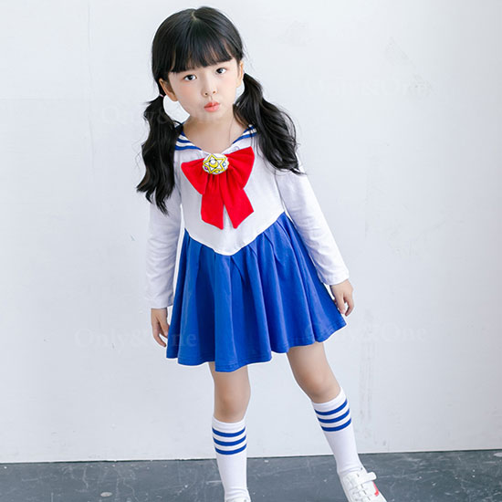 コスプレ子供 セーラームーン ハロウィン(Halloween Cosplay child Sailor Moon) k12067