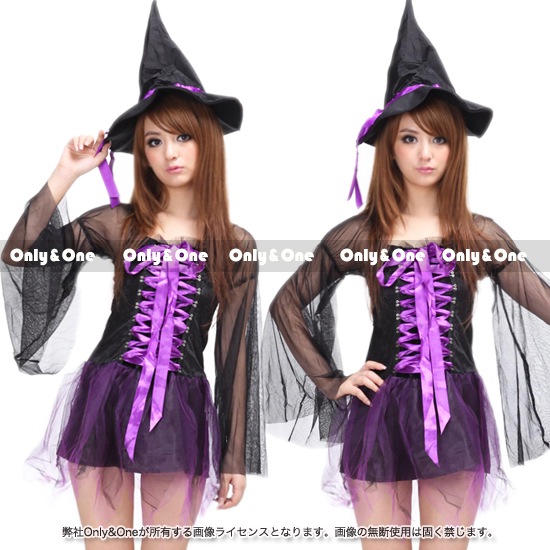 コスプレ 魔女 ハロウィン(Halloween Cosplay Witch) k04054商品メイン画像