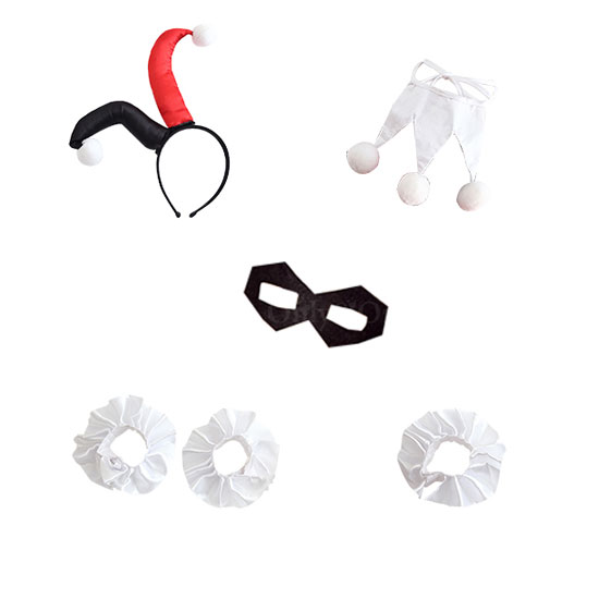 コスプレ子供 ハーレイ・クイン ハロウィン(Halloween Cosplay child Harley Quinn) k12065商品サムネ画像