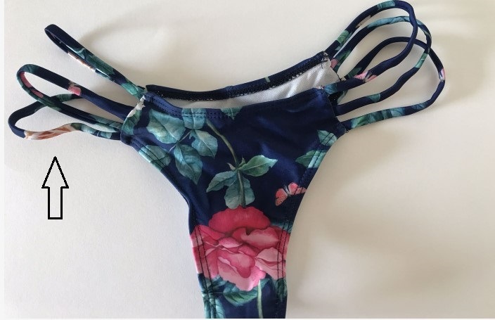 【訳あり品】レディース水着 バンドゥビキニ セクシー 花柄 レースアップビキニ フリルビキニ Swimsuit  bikini商品サムネ画像