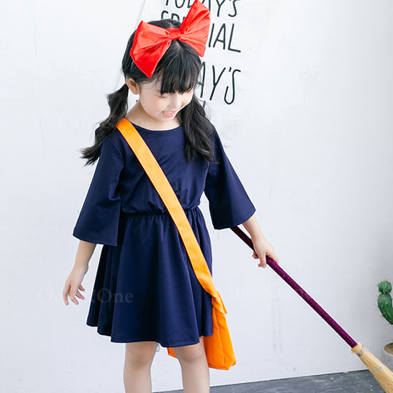 ハロウィンコスプレ子供 魔女(Halloween Cosplay child Witch) k12078