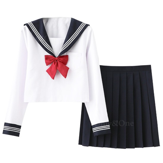 セーラー服 コスプレ 制服 ハロウィン(Sailor Cosplay) k07184商品サムネ画像