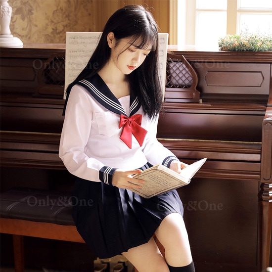 セーラー服 コスプレ 制服 ハロウィン(Sailor Cosplay) k07184商品サムネ画像