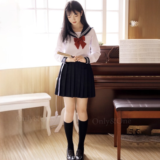 セーラー服 コスプレ 制服 ハロウィン(Sailor Cosplay) k07184商品サムネ画像