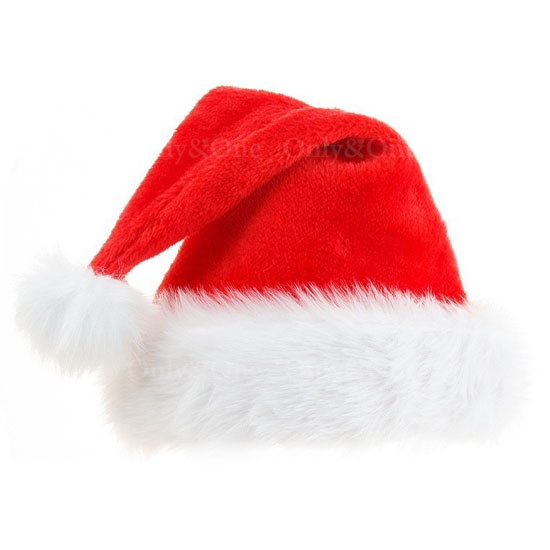 ふわふわファーの厚手サンタ帽子｜大人コスプレ・クリスマスパーティー・あったか防寒 no132商品サムネ画像