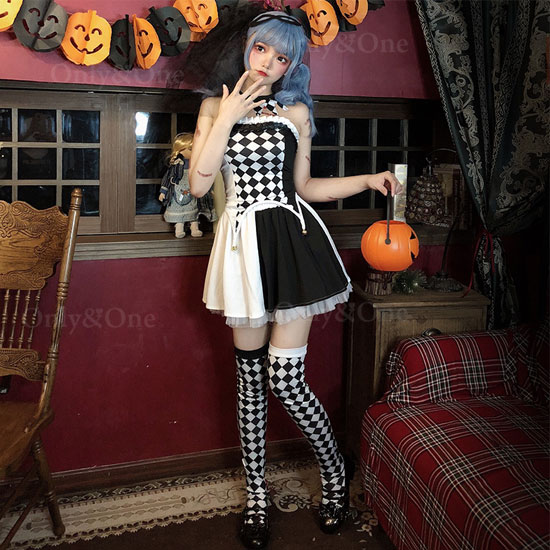 ハロウィンコスプレ ジョーカー・クラウン(Halloween Cosplay Joker・clown) k12016商品サムネ画像