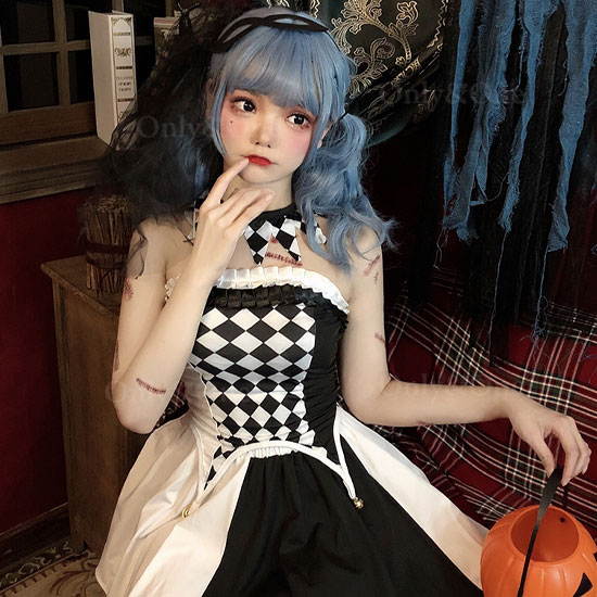 ハロウィンコスプレ ジョーカー・クラウン(Halloween Cosplay Joker・clown) k12016商品サムネ画像