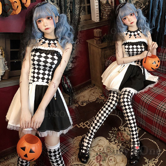 ハロウィンコスプレ ジョーカー・クラウン(Halloween Cosplay Joker・clown) k12016商品メイン画像