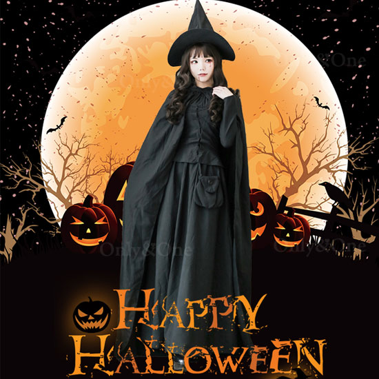 コスプレ 魔女 ハロウィン(Halloween Cosplay Witch) k04038商品サムネ画像
