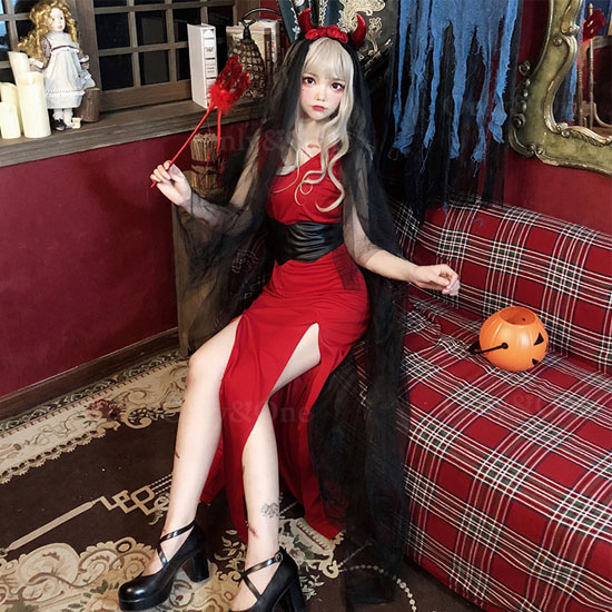 コスプレ デビル ハロウィン(Halloween Cosplay Devil) k04036商品サムネ画像