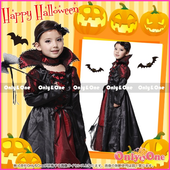 コスプレ子供 バンパイア ハロウィン(Halloween Cosplay child vampire) k12053商品メイン画像