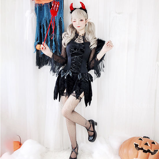 コスプレ デビル ハロウィン(Halloween Cosplay Devil) k04034商品サムネ画像