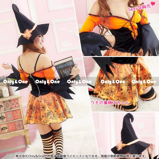 コスプレ 魔女 ハロウィン(Halloween Cosplay Witch) k04001商品サムネ画像