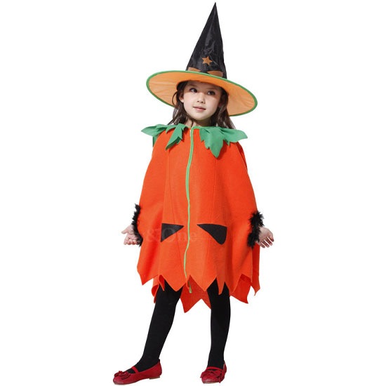 ハロウィンコスプレ子供 魔女(Halloween Cosplay child Witch) k04033商品サムネ画像