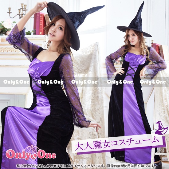 コスプレ 魔女 ハロウィン(Halloween Cosplay Witch) k04008商品メイン画像